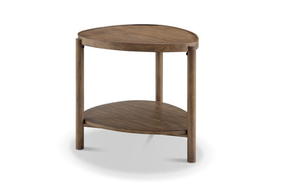 Hadleigh - Shaped Accent End Table - Honey.