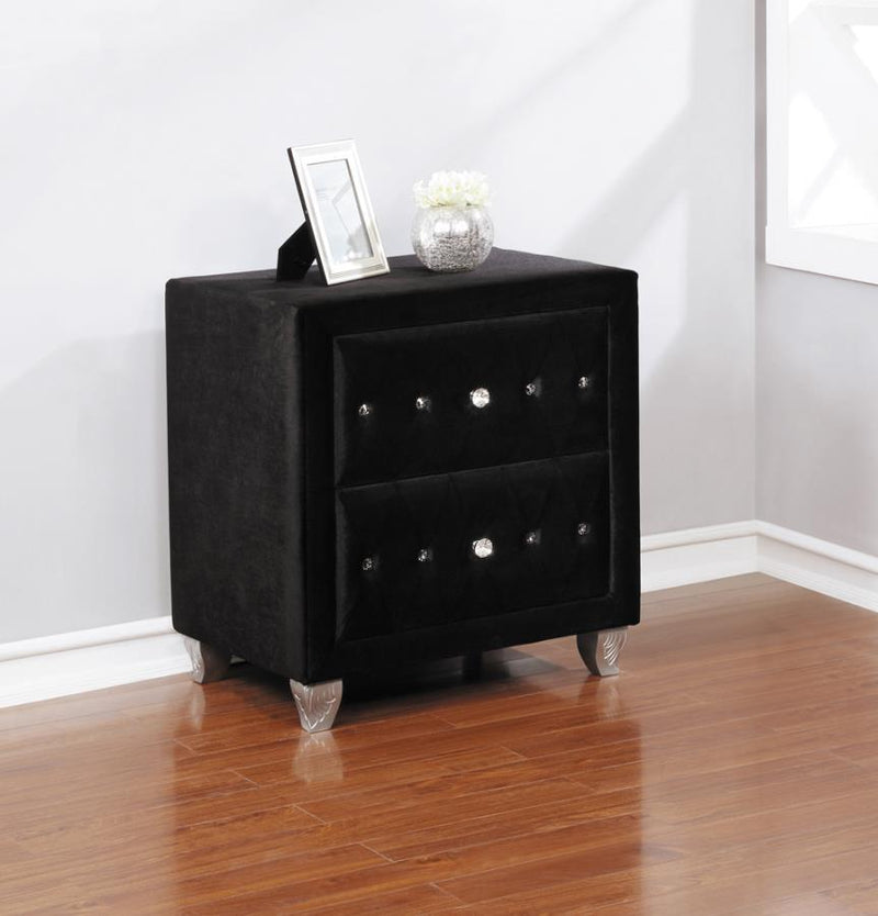 Deanna - 2-drawer Rectangular Nightstand - Grand Furniture GA