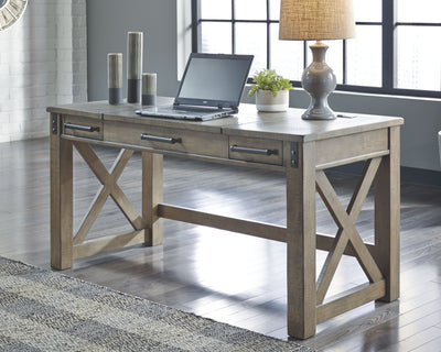 Aldwin - Gray - Home Office Lift Top Desk.