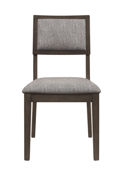 Ember - Side Chair (Set of 2) - Gray & Walnut - Grand Furniture GA