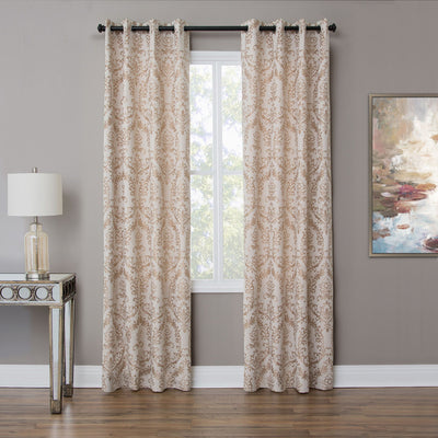 Atchinson - Grommet Top Panel Weighted Corners Window Treatment - Curtains & Drapes - Grand Furniture GA