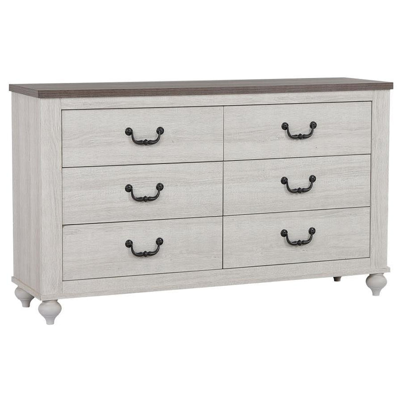 Stillwood - 6-Drawer Dresser - Vintage Linen.