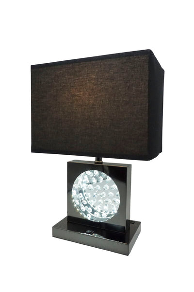 Table Lamp - Black Nickel.