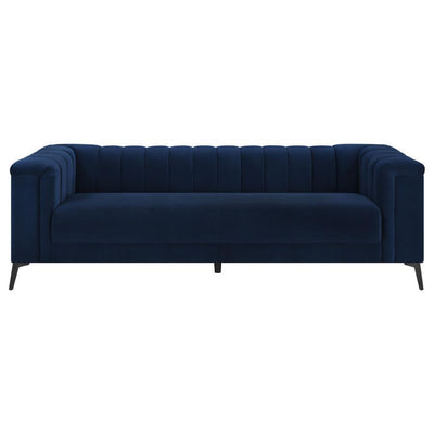 Chalet - Tuxedo Arm Sofa - Blue.