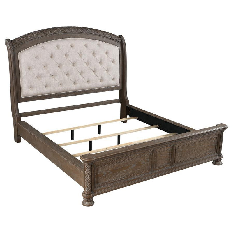 Emmett - Tufted Headboard Panel Bed