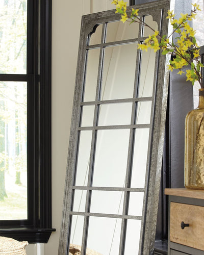 Remy - Antique Gray - Floor Mirror.