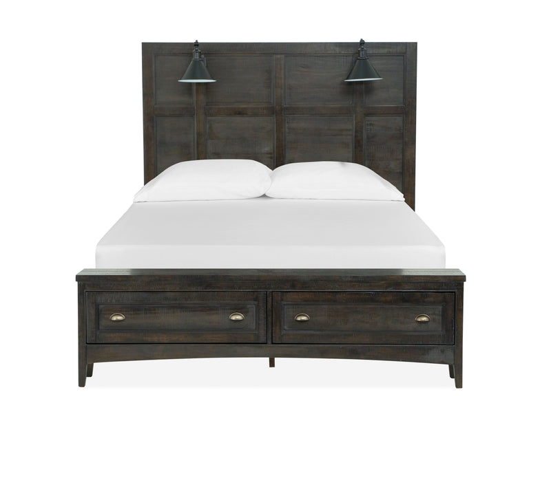 Westley Falls - Complete Lamp Panel Storage Bed.