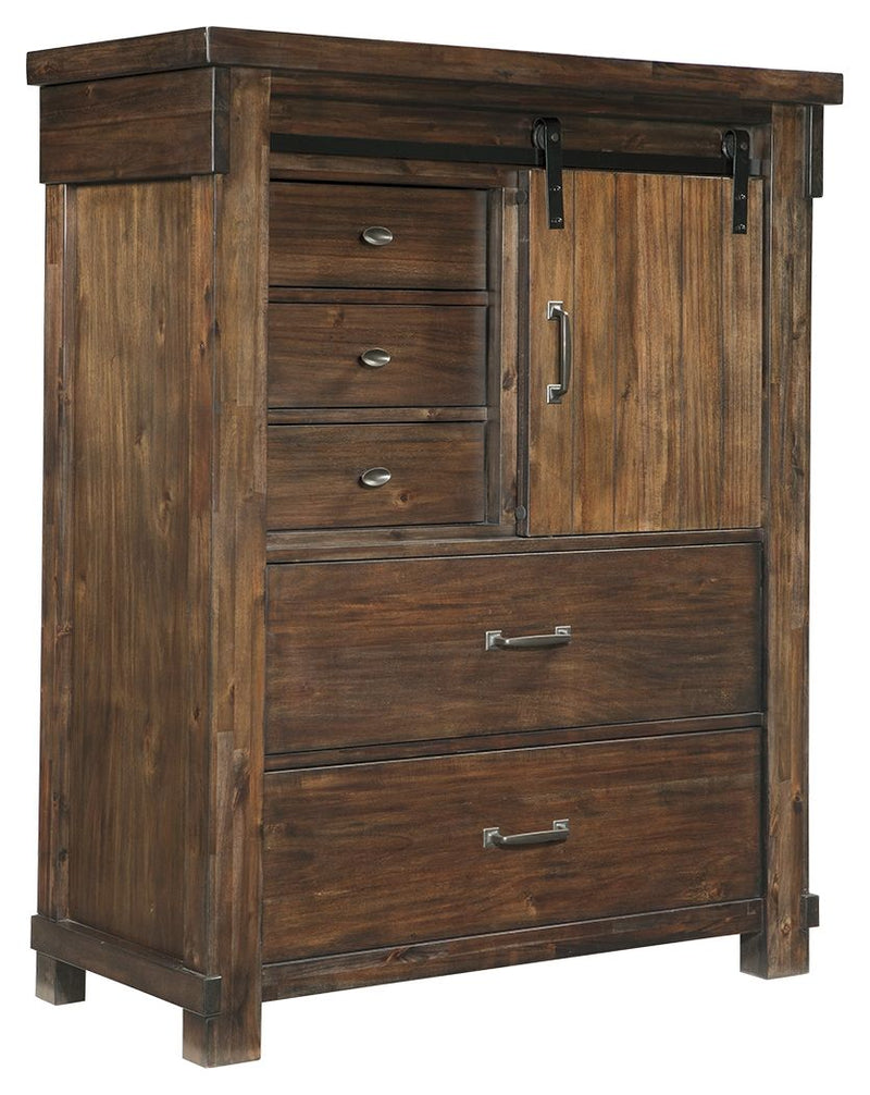 Lakeleigh - Brown Dark - Five Drawer Chest