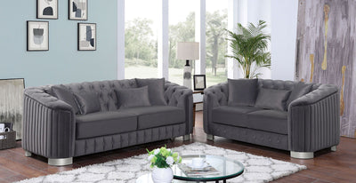 Castellon - Loveseat - Dark Gray