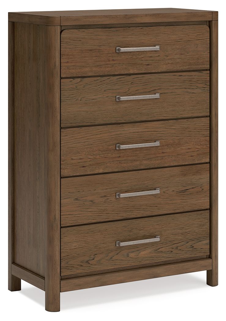 Cabalynn - Light Brown - Five Drawer Chest.