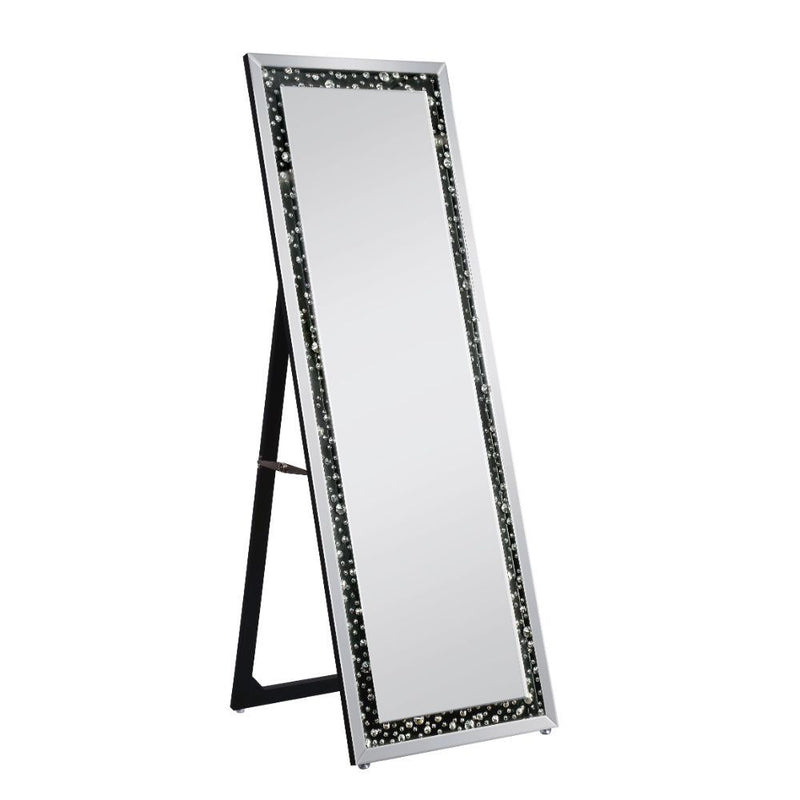 Noor - Accent Mirror - Mirrored & Faux Gemstones