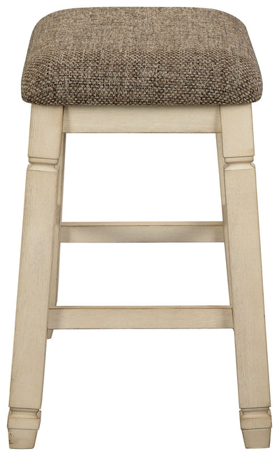 Bolanburg - Beige - Upholstered Stool (Set of 2).