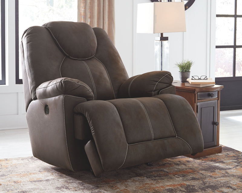 Warrior - Brown Dark - Power Rocker Recliner.