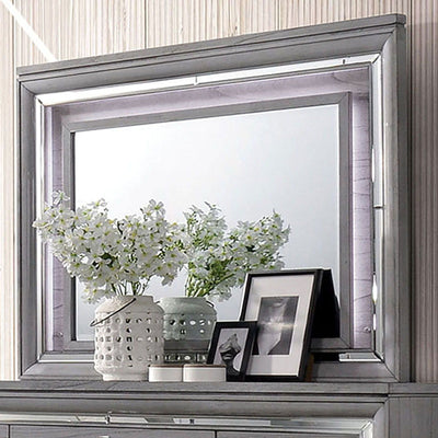 Alanis - Mirror - Light Gray - Grand Furniture GA