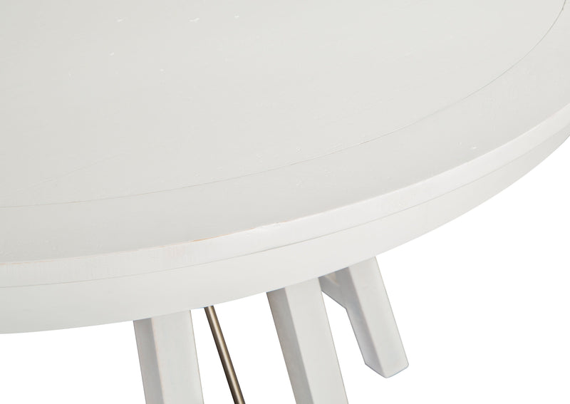 Heron Cove - Round Dining Table - Chalk White.