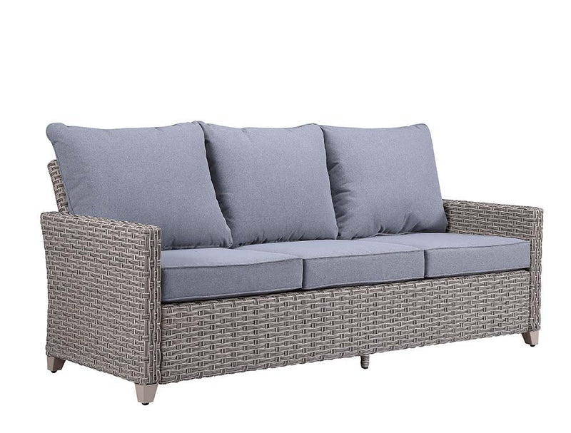 Greeley - Patio Set - Gray Fabric & Gray Finish - Grand Furniture GA