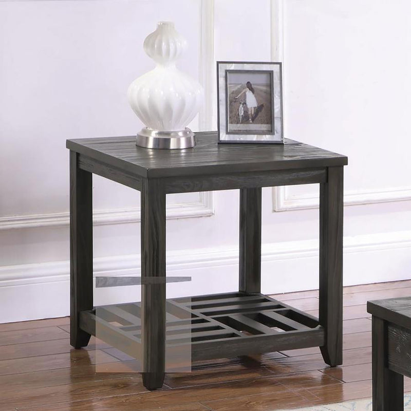 Cliffview - 1-Shelf Rectangular End Table - Grey.