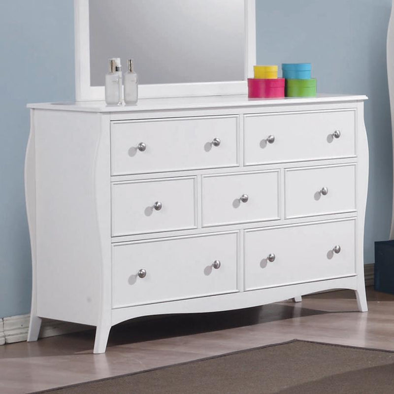 Dominique - 7-Drawer Dresser - White.