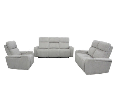 Orpheus - Power Reclining Sofa Loveseat And Recliner - Bisque