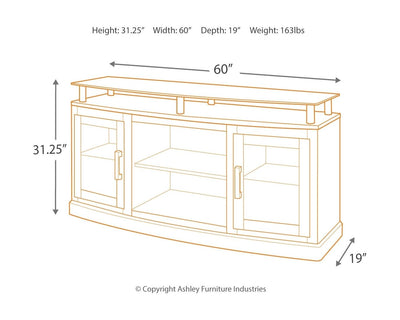 Chanceen - TV Stand With Fireplace Insert