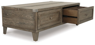 Chazney - Rustic Brown - Lift Top Cocktail Table.