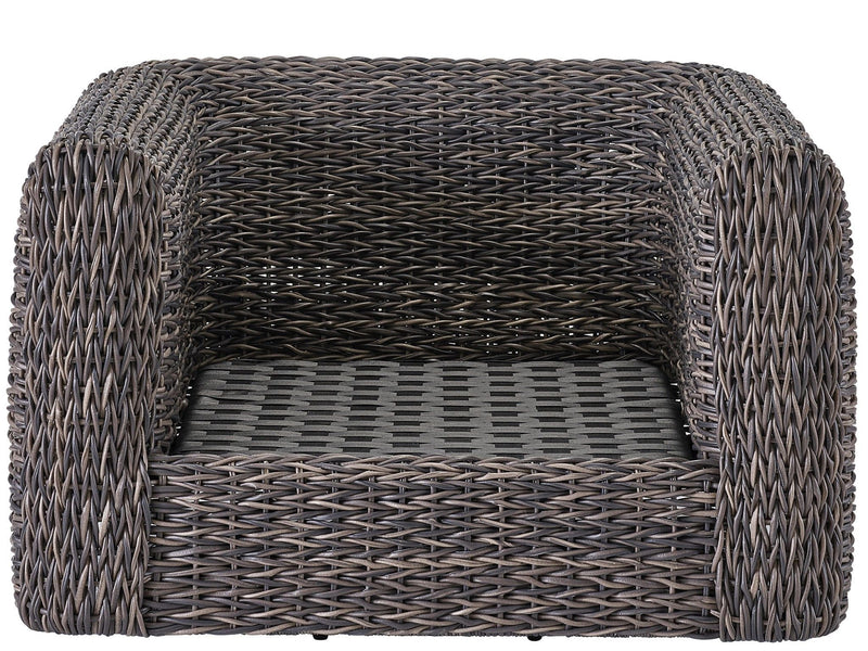 Coastal Living Outdoor - Montauk Swivel Lounge Chair - Dark Gray.