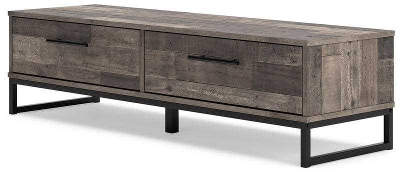 Neilsville - Black / Gray - Storage Bench