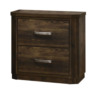 Elettra - Nightstand - Rustic Walnut - Grand Furniture GA