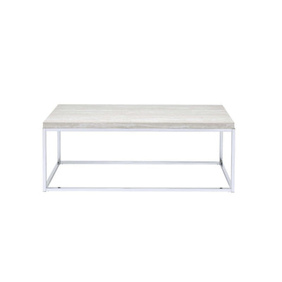 Snyder - Coffee Table - Chrome - Grand Furniture GA