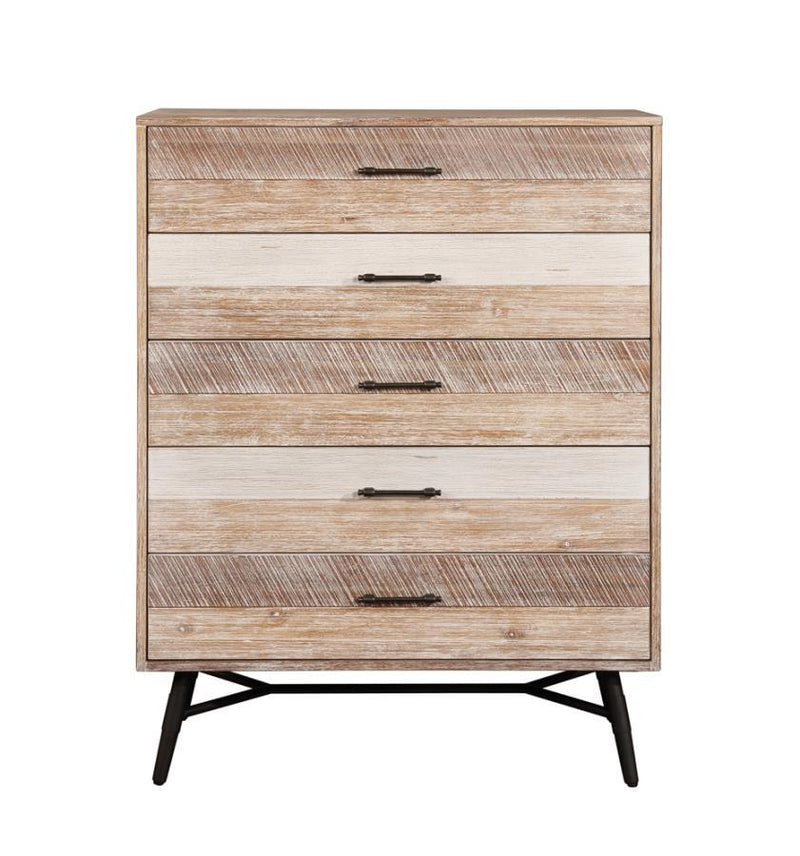 Marlow - 5-Drawer Chest - Rough Sawn Multi