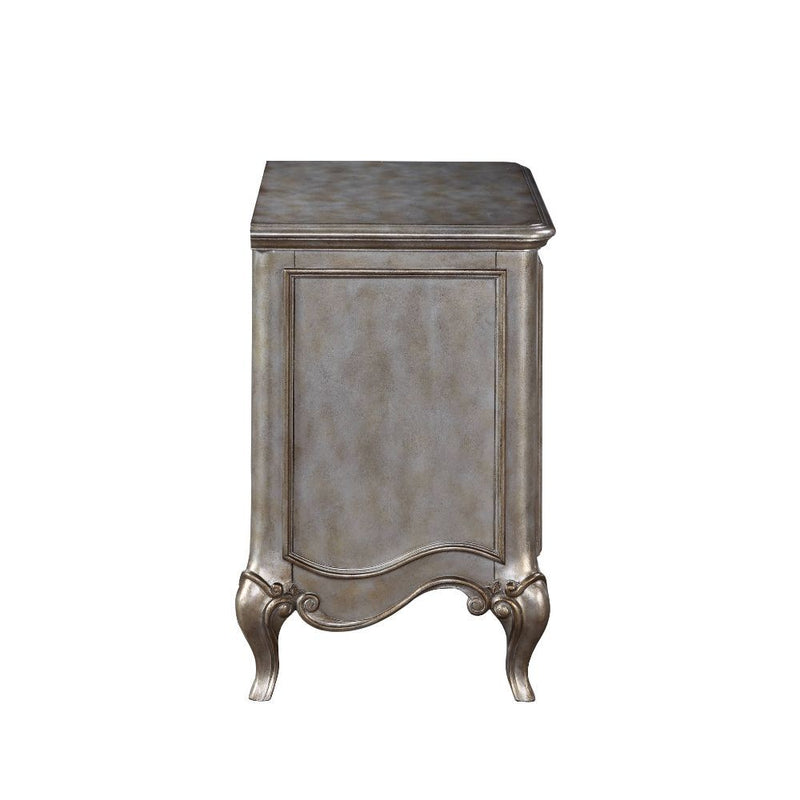 Esteban - Nightstand - Antique Champagne - 28"