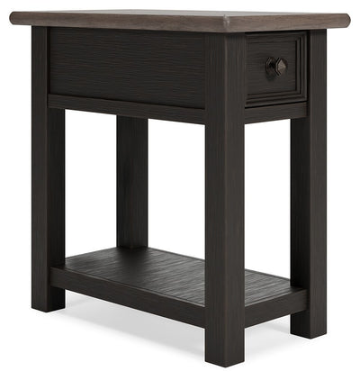 Tyler - Black / Gray - Chair Side End Table.