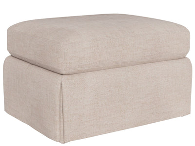 Hudson - Skirted Ottoman - Special Order.