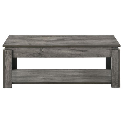 Donal - 3-Piece Occasional Set With Open Shelves - Weathered Grey.