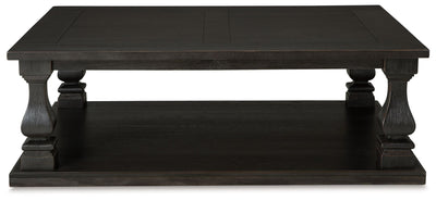 Wellturn - Black - Rectangular Cocktail Table.