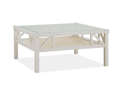 Ellison - Square Cocktail Table - Antique White.