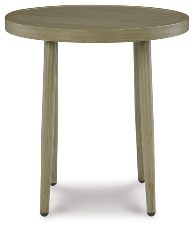 Swiss Valley - Beige - Round End Table.