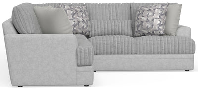 Titan - 2 Piece Sectional With Comfort Coil Seating And 8 Accent Pillows Included - Moonstruck