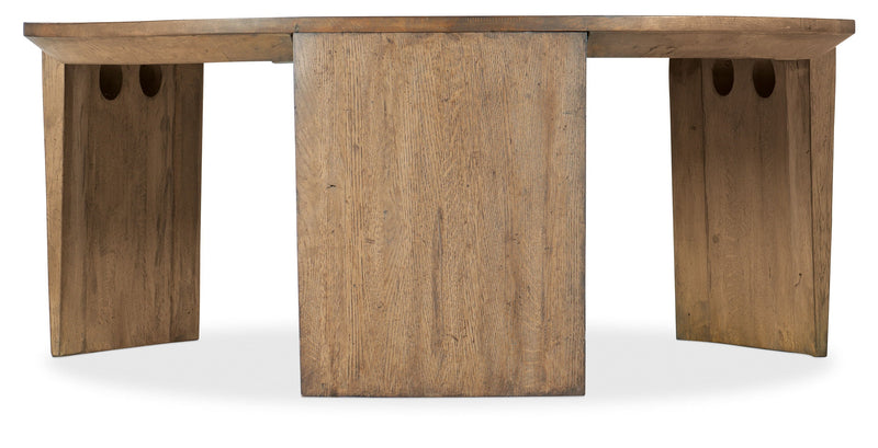 Commerce And Market - Round Cocktail Table - Medium Wood.