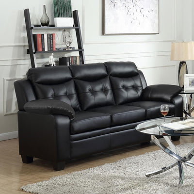 Finley - Tufted Upholstered Sofa - Black - Grand Furniture GA