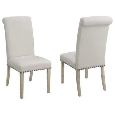 Salem - Upholstered Side Chairs (Set of 2) - Rustic Smoke and Grey.