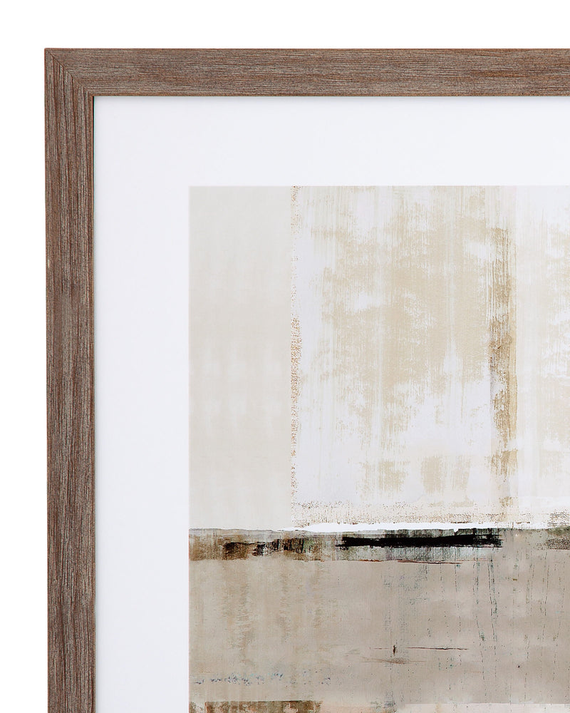 Across the Abstract Bay (Set of 2) - Gray