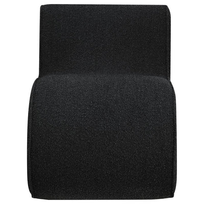 Ronea - Boucle Upholstered Armless Curved Accent Chair