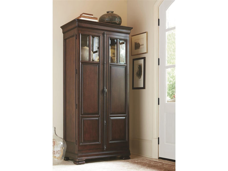 Reprise - Tall Cabinet - Dark Brown.