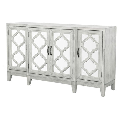 Mckellen - 4-Door Accent Cabinet - Antique White