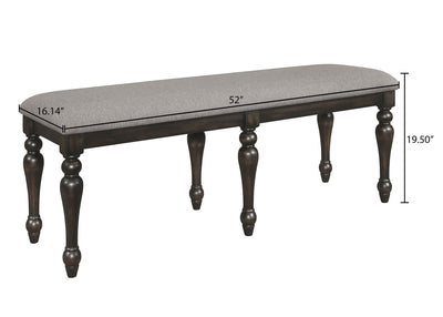 Hilara - Bench - Pearl Silver.