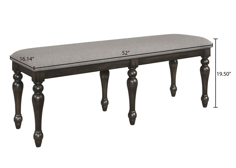 Hilara - Bench - Pearl Silver.