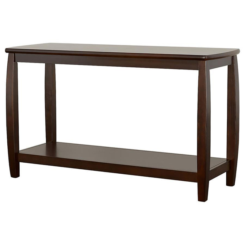 Dixon - Rectangular Sofa Table With Lower Shelf - Espresso.