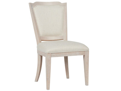 Getaway Upholstered Back Side Chair - Beige.