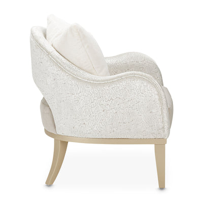 Yvette - Accent Chair - Porcini/Medium Champagne.